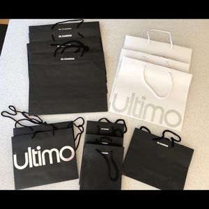 Jil Sander and Ultimo premium handle shopping bags
